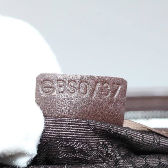 CELINE Hand Bag Leather Beige Auth bs12047 - Picture 12 of 16